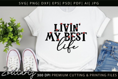 Blessed Life Inspirational Quote SVG Motivational Life Quote Product Image 4