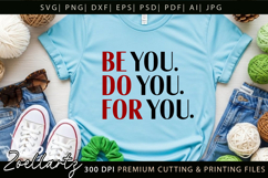 Be You Do You For You Motivational Inspirational Quote SVG Product Image 7