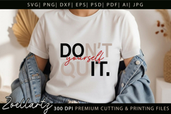 Do It Yourself T-shirt Inspirational Motivational Quote SVG Product Image 2