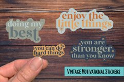 Vintage Motivational PNG Sticker Pack Product Image 1