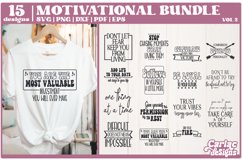 Motivational SVG Bundle | Positivity SVG Bundle | Vol 2 Product Image 1