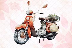 Motorbike Vintage Watercolor Sublimation Product Image 2