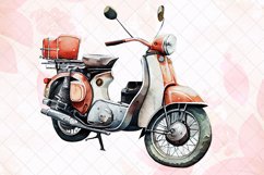 Motorbike Vintage Watercolor Sublimation Product Image 3