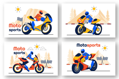 10 Motorcycle Racing Illustration Product Image 2