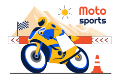 10 Motorcycle Racing Illustration Product Image 4