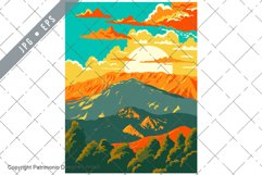 Mount Parnassus Parnassos National Woodland Park Greece WPA Product Image 1