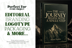 Mount Sagilite Modern Serif Family Typeface Product Image 11