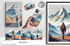 Digital Paper Mountain Product Image 1