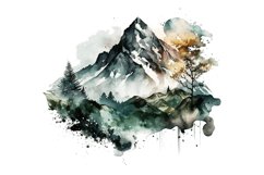 Berühmter Berg,Berühmter Berg BilderMountain Clipart,Mountain Watercolor,Instant Download,Landscape Clipart,Mountain Landscape,Watercolor Clipart,Mountain scene,landscape png,mountain png,transparent png,watercolor mountain,background scene,forest mountai