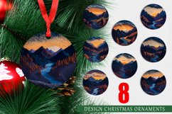Christmas Ornaments Mountain Paper Quilling Product Image 1