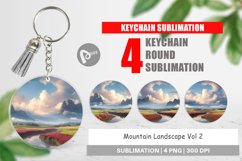 Keychain Mountain Landscape Product Image 1