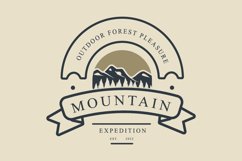 outdoor mountain adventure logo Product Image 1
