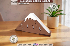 Triangular Napkin Holders Laser Cut Bundle|Camping|Mountains Product Image 4
