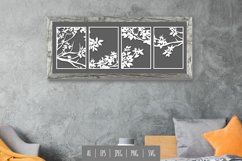 Tree Branches with Leaves Continuous Papercut Product Image 1