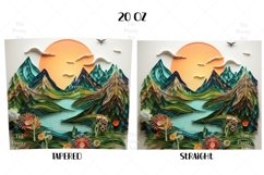 Mountain Tumbler Wrap, 20 oz tumbler wrap, Mountain png, Mountain Tumbler Wrap