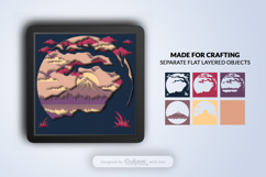 Mountain View Layered Shadow Box Product Image 3