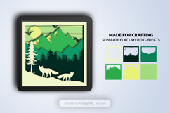 Mountain View Layered Shadow Box Product Image 4