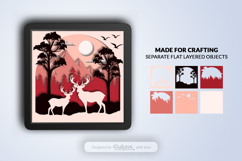 Mountain View Layered Shadow Box Product Image 4