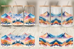 Mountain Vistas Landscape Glass Can Wraps Product Image 3