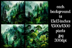 Nature Background, Forest Background, Mountainside Trees, s2 Product Image 2