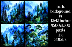 Nature Background, Forest Background, Mountainside Trees, s4 Product Image 2