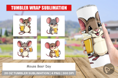 Tumbler Mouse Beer Day Product Image 1
