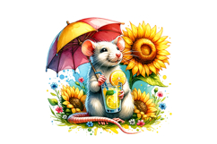 Cute Mouse Clipart - PNG File Product Image 1