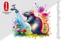 Cute Mouse Clipart - PNG File Product Image 1
