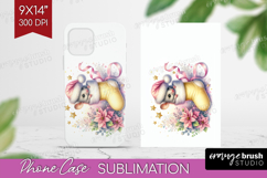 Mouse Pastel Christmas Phone Case PNG Coquette Xmas Case PNG Product Image 1