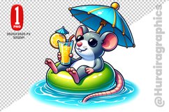 Cute Mouse Clipart - PNG File Product Image 1