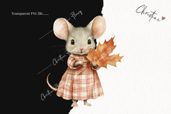 Cozy Fall Mouse PNG Product Image 2