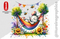 Cute Mouse Clipart - PNG File Product Image 1