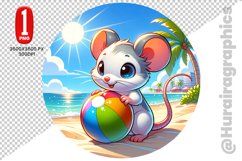 Cute Mouse Clipart - PNG File Product Image 1