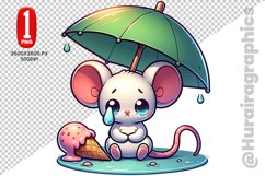 Cute Mouse Clipart - PNG File Product Image 1