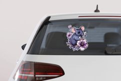 Mouse And Flower Stickers Clipart Bundle Product Image 4