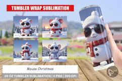 Tumbler Wrap Mouse Christmas Product Image 1