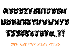 Mouse Font Cute Animal Alphabet Hand-Drawn Letters Nursery Product Image 2