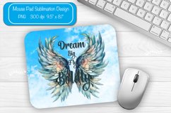 Mouse pad Sublimation designs Mouse pad Wings quote png Product Image 1