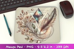 Mystical Universe Mouse Pad PNG Product Image 1
