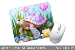 Turtle Mouse Pad Design. Sea Turtle Sublimation Product Image 1