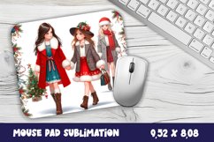 Christmas Baby Mouse Pad Design, Christmas Sublimation PNG Product Image 1