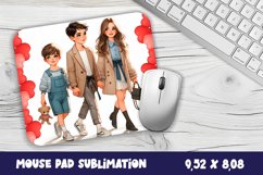 Valentines Day Mouse Pad | Heart Balloons Mousepad Product Image 1