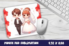 Valentines Day Mouse Pad | wedding Mousepad Product Image 1