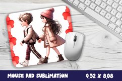 Valentines Day Mouse Pad | Heart Balloons Mousepad Product Image 1