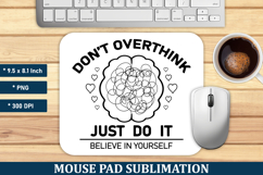 Mental Health Awareness Mouse Pad | Mouse Pad Sublimation Product Image 1