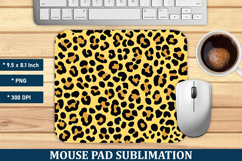 Leopard Print Mouse Pad | Mouse Pad Sublimation Product Image 1