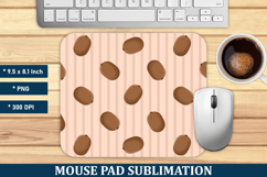 Kiwi Stripe Mouse Pad | Mouse Pad Sublimation Product Image 1