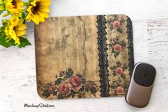 Gothic Mouse Pad Sublimation PNG | Victorian Lace Clipart Product Image 1