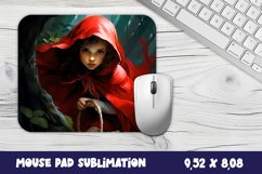 Mouse pad PNG Little Red Riding Hood Sublimation Product Image 1