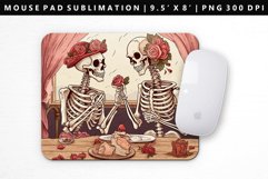 Skull Mouse Pad Design | Mouse Pad Sublimation PNG Product Image 1